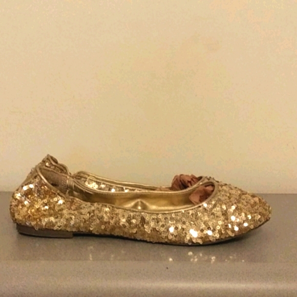 Mossimo Gold Sequin Flats - Picture 4 of 5